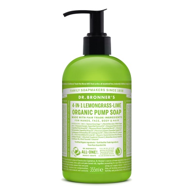 Dr Bronners Lemongrass Lime Organic Pump Soap 355ml